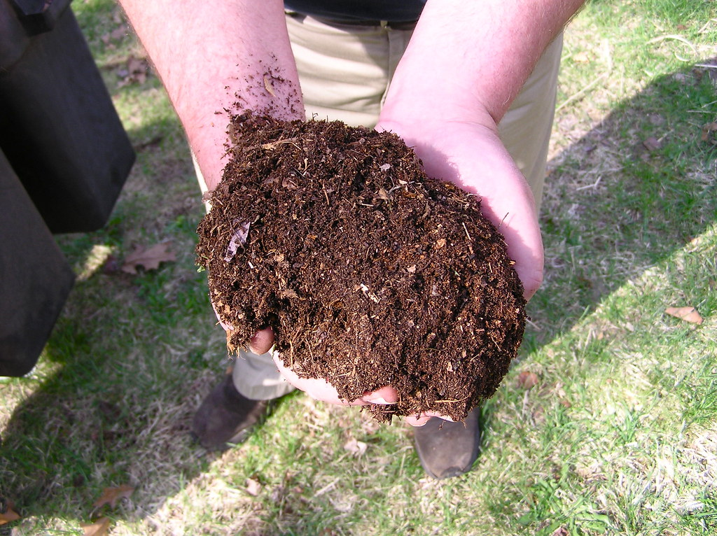 rich dark composted soil